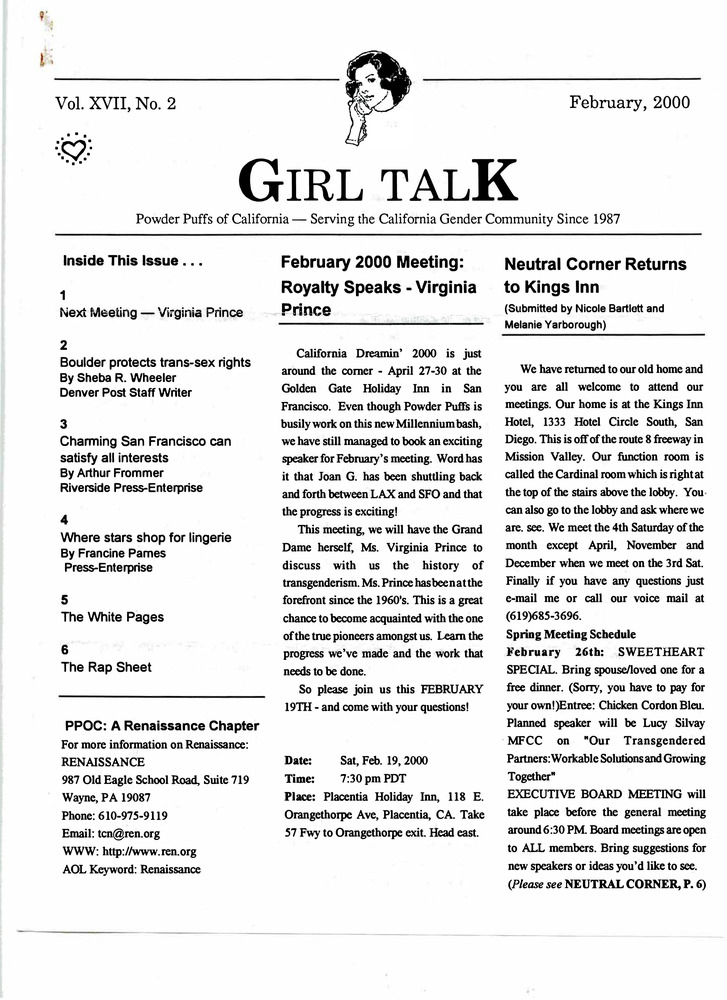 Download the full-sized PDF of Girl Talk, Vol. 17 No. 2 (February, 2000)