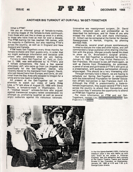 Download the full-sized image of FTM Newsletter #6