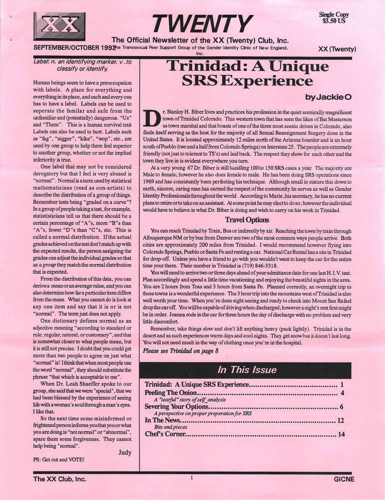 Download the full-sized PDF of Twenty (September/October, 1992)