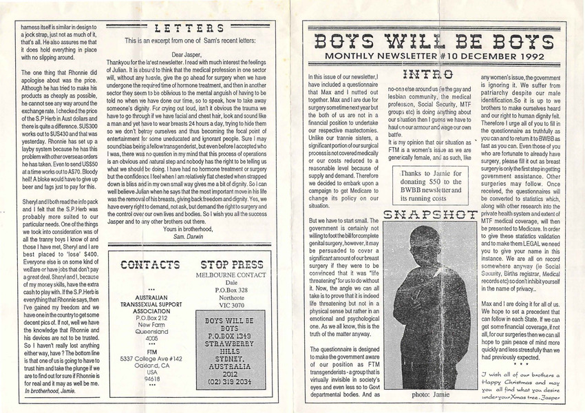 Download the full-sized PDF of Boys Will Be Boys, No. 10 (December, 1992)