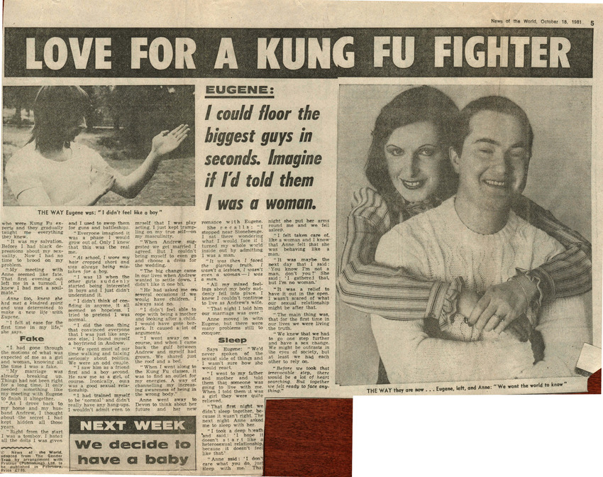 Download the full-sized PDF of Love for a Kung Fu Fighter