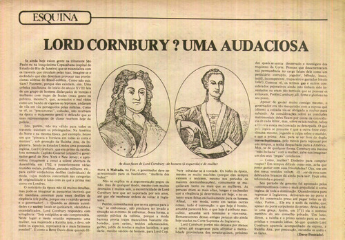 Download the full-sized image of Lord Cornbury? Uma Audaciosa