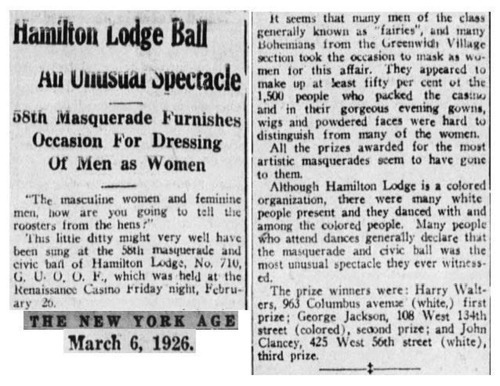 Download the full-sized image of Hamilton Lodge Ball An Unusual Spectacle