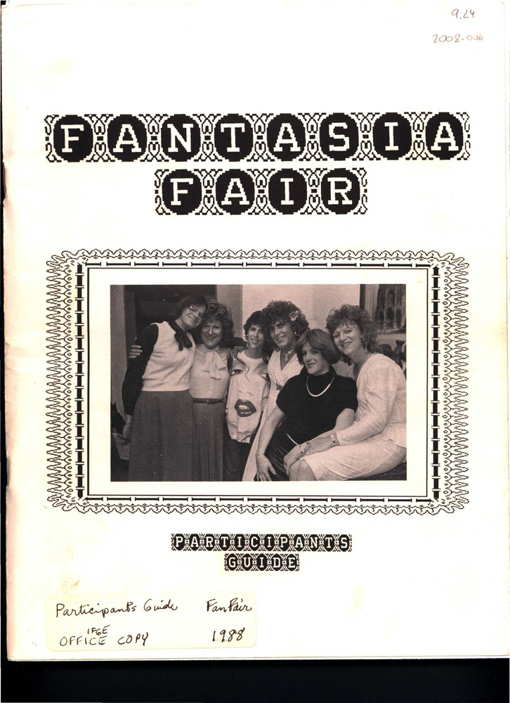 Download the full-sized PDF of Fantasia Fair Participants' Guide (Oct. 13 - 23, 1988)