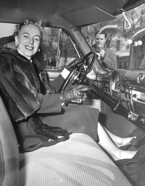 Download the full-sized image of Christine Jorgensen Takes Driving Exam