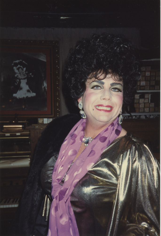 Download the full-sized image of Photograph of Person at Halloween Party in Silver Outfit