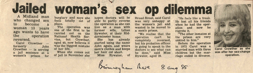 Download the full-sized PDF of Jailed Woman's Sex Op Dilemma