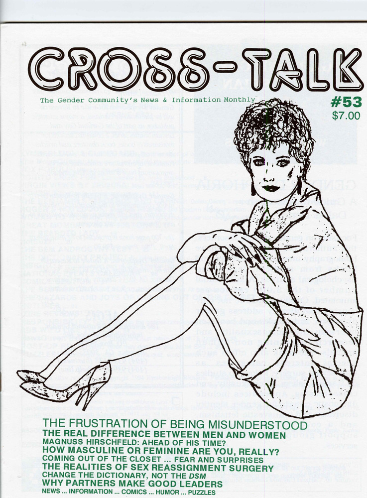 Download the full-sized PDF of Cross-Talk: The Transgender Community News & Information Monthly, No. 53 (March, 1994)