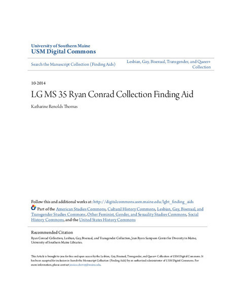 Download the full-sized image of LG MS 35 Ryan Conrad Collection Finding Aid