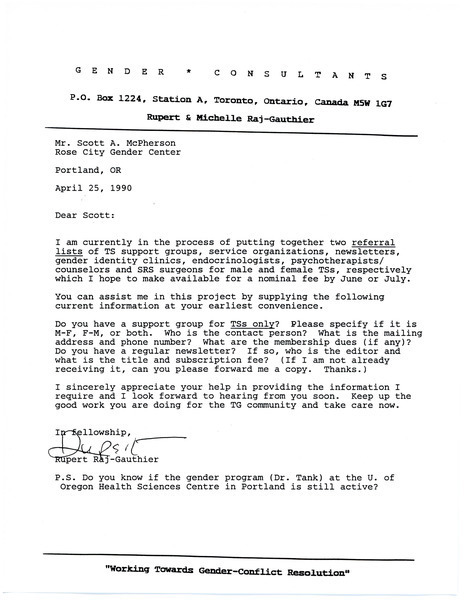 Download the full-sized image of Letter from Rupert Raj to Scott A. McPherson (April 25, 1990)