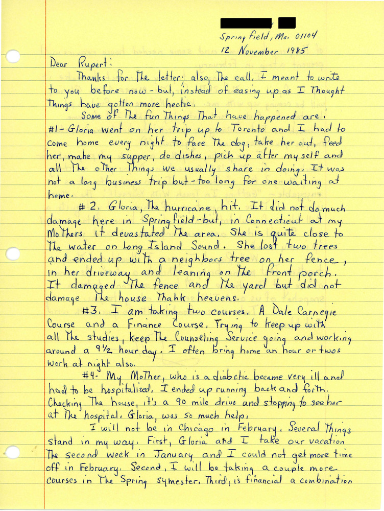 Download the full-sized PDF of Letter from Steve to Rupert Raj (November 12,1985)