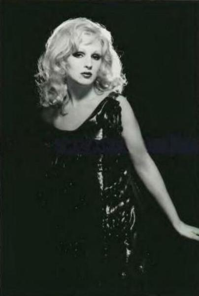 Download the full-sized image of Candy Darling Posing in a Dress
