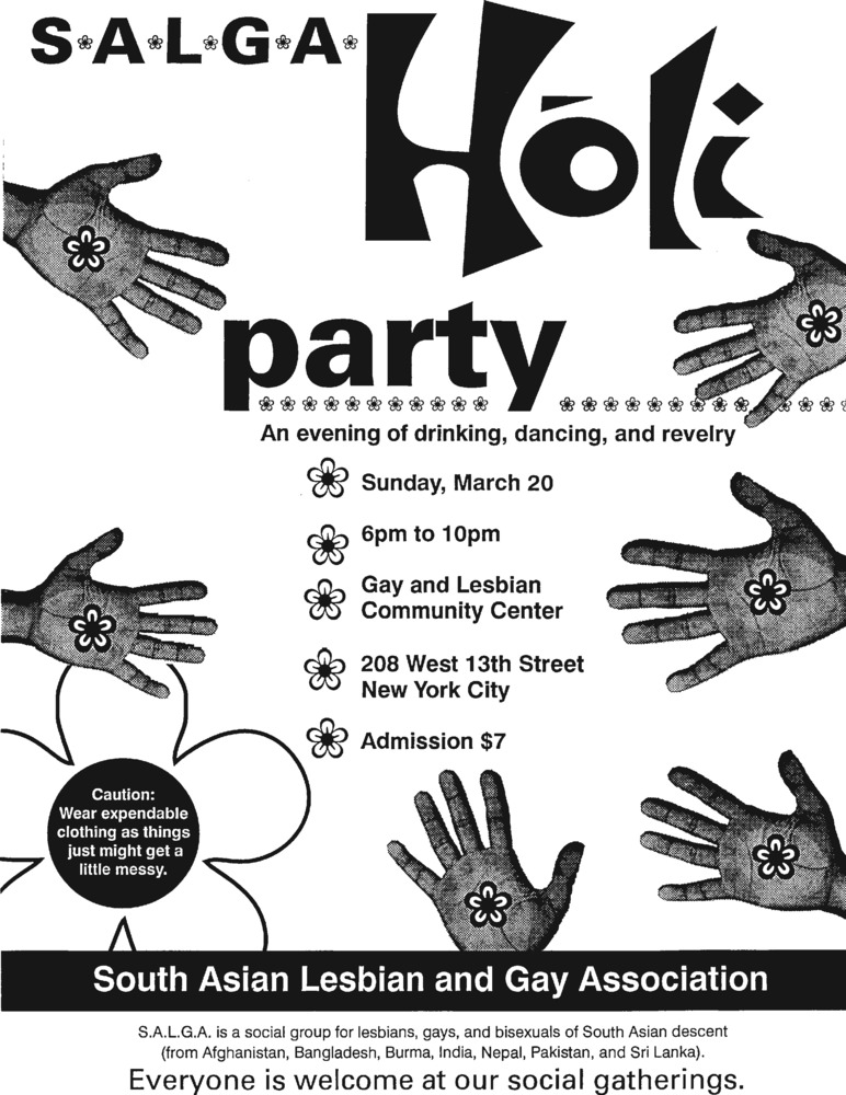 Download the full-sized PDF of SALGA Holi Party Poster