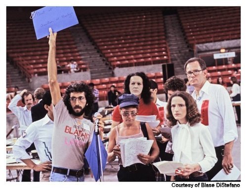 Download the full-sized image of Phyllis Frye and Others 1978 Town Hall