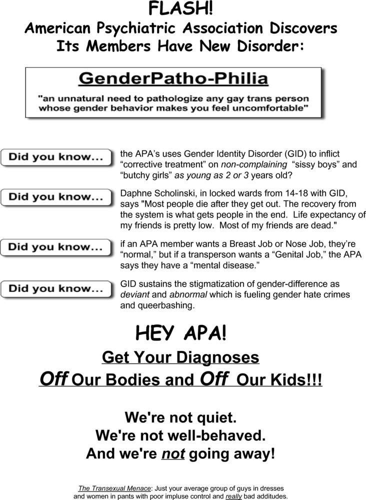 Download the full-sized PDF of Hey APA! Get Your Diagnoses Off Our Bodies & Off Our Kids! Flyer (2)