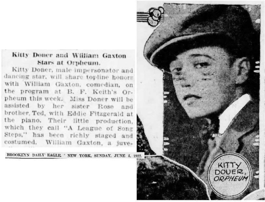 Download the full-sized PDF of Kitty Doner and William Gaxton Stars at Orpheum