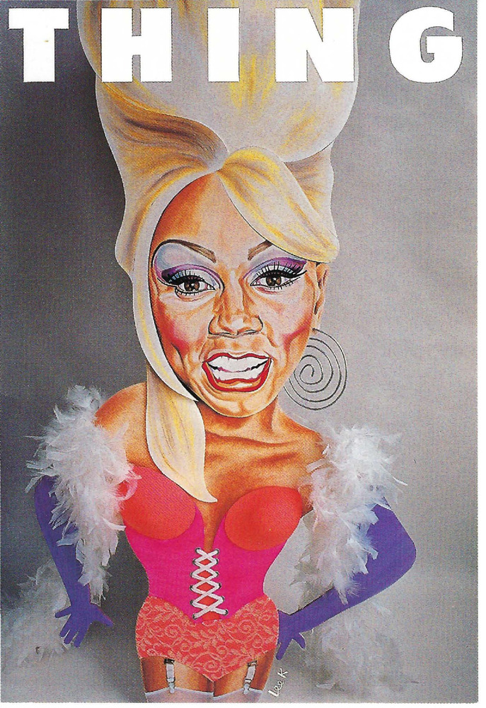 Download the full-sized PDF of Thing Magazine RuPaul Postcard