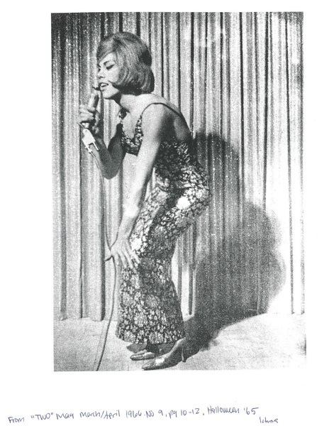 Download the full-sized image of Person Singing in Gown