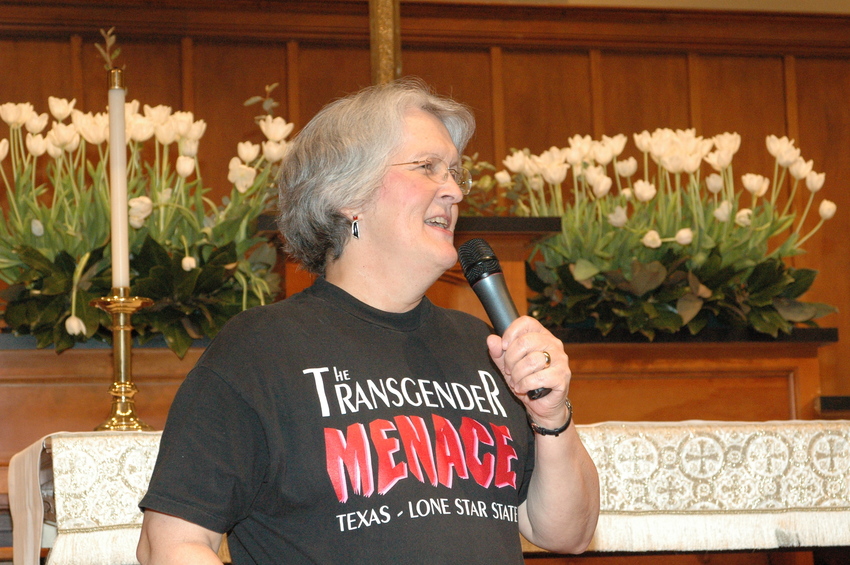 Download the full-sized image of Phyllis Frye Speaks at Debate about Trans Inclusion in ENDA