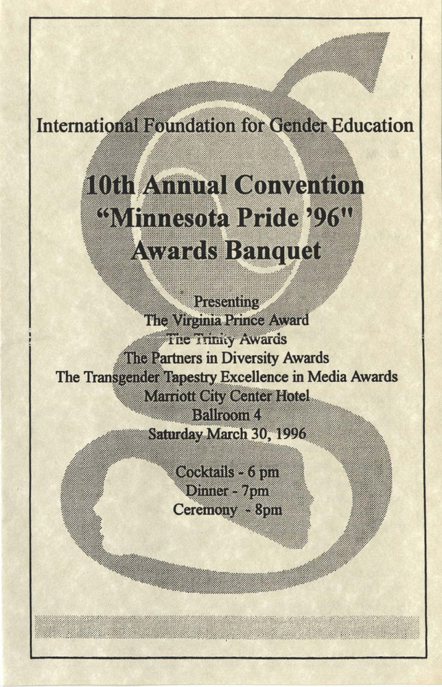Download the full-sized PDF of 10th National Convention "Minnesota Pride '96" Awards Banquet