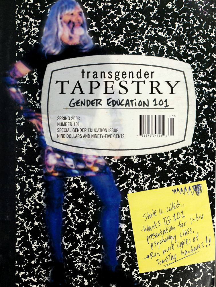 Download the full-sized image of Transgender Tapestry Issue 101 (Spring, 2003)