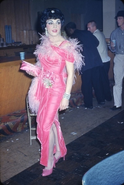 Download the full-sized image of Unknown Drag Queen at Drag Ball (1958)
