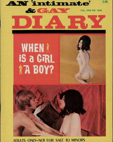 Download the full-sized image of An intimate & gay diary (Vo. 1 No. 1)