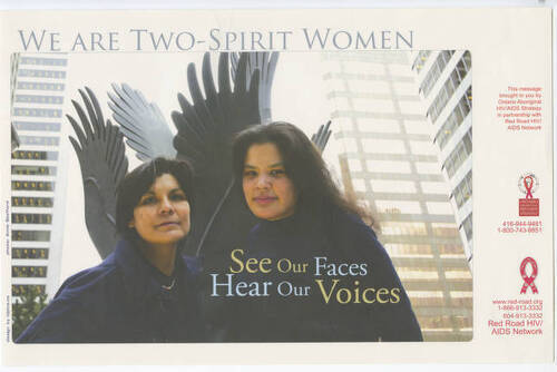 Download the full-sized image of Poster - "We are Two-Spirit Women"