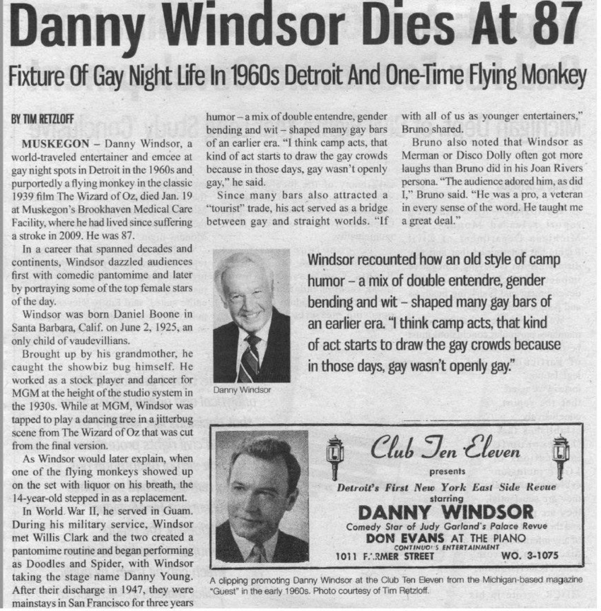 Download the full-sized PDF of Danny Windsor Dies at 87