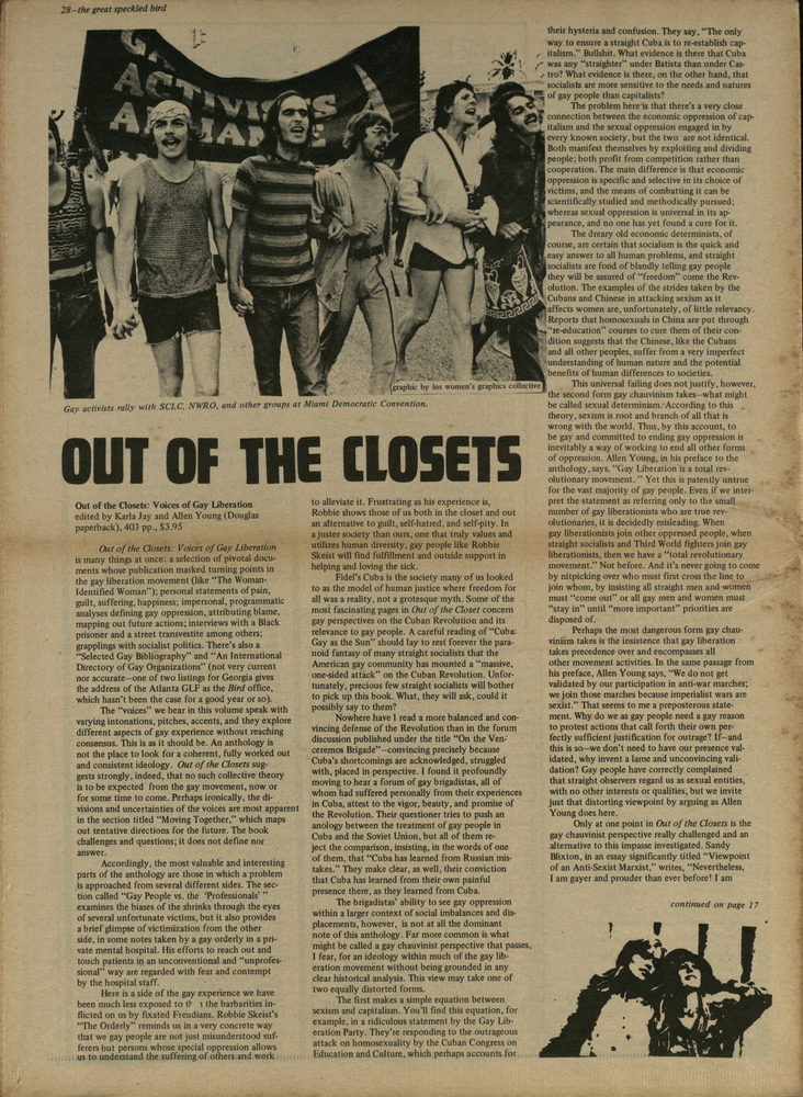 Download the full-sized PDF of Out of the Closet