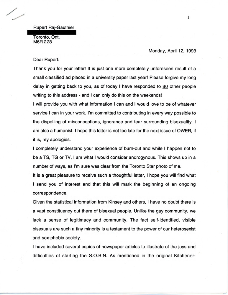 Download the full-sized PDF of Letter from Lyn McGinnis to Rupert Raj (April 12, 1993)