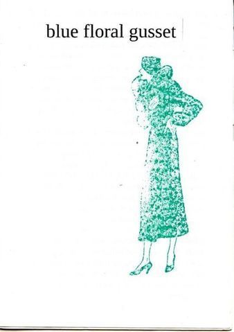 Cover of blue floral gusset