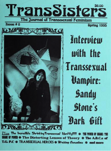 Cover page for Spring 1995 issue of TransSisters.
