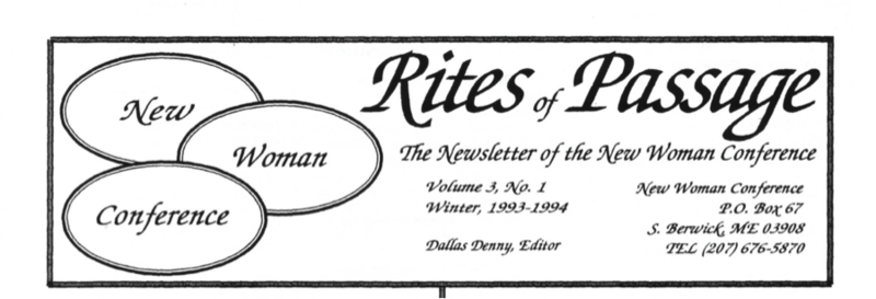 Rites of Passage Title Strip